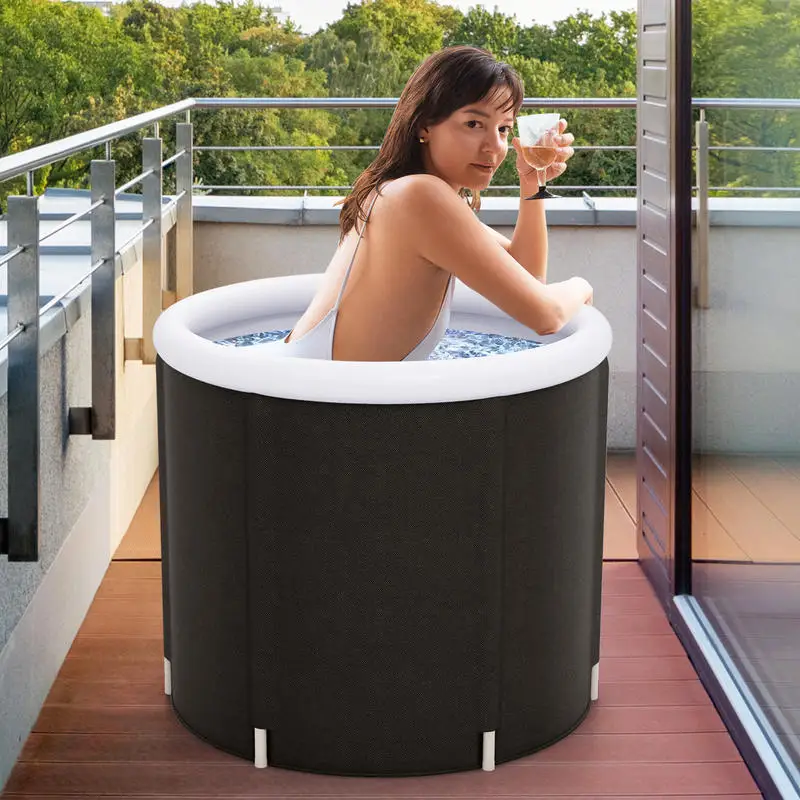 66 Gal Outdoor Ice Plunge Tub with Lid at Home
66 Gal Outdoor Ice Plunge Tub with Lid at Home