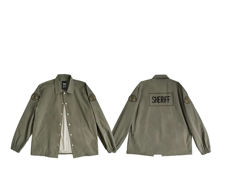 High Quality United States Sheriff's SWAT Team Tactical Jacket Coach Shirts Men's Loose Fashion Cotton Jackets
High Quality United States Sheriff's SWAT Team Tactical Jacket Coach Shirts Men's Loose Fashion Cotton Jackets