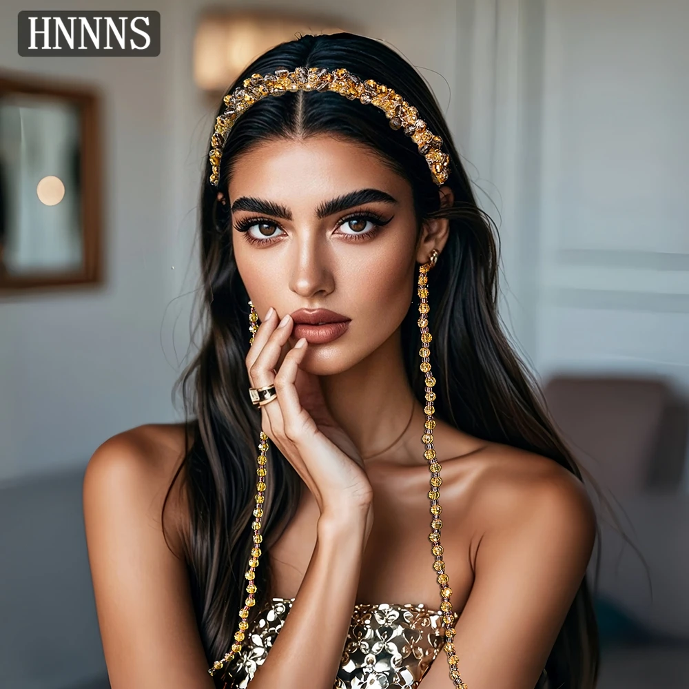 TOPQUEEN Bridal Wedding Hair Accessories Handmade Amber Color Beading Tassel Head Hoop Fashion Women Banqet Party Headband YXA11
TOPQUEEN Bridal Wedding Hair Accessories Handmade Amber Color Beading Tassel Head Hoop Fashion Women Banqet Party Headband YXA11