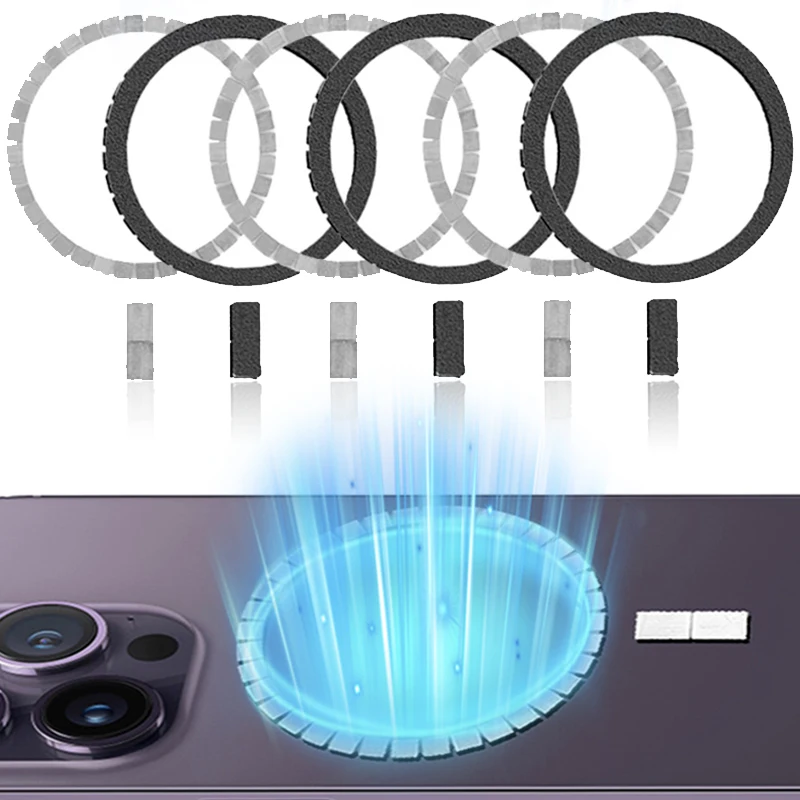 Universal Metal Ring for Magsafe Magnetic Wireless Charger Iron Sheet Sticker Magnet Car Phone Holder for Samsung IPhone Huawei
Universal Metal Ring for Magsafe Magnetic Wireless Charger Iron Sheet Sticker Magnet Car Phone Holder for Samsung IPhone Huawei