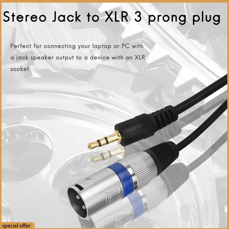 A68Z 3 шт. 3,5 мм стерео разъем для 3-контактного XLR-папа кабеля микрофон аудиозапись
A68Z 3 шт. 3,5 мм стерео разъем для 3-контактного XLR-папа кабеля микрофон аудиозапись