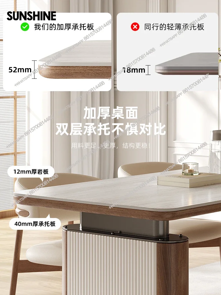 Rock slab dining table and chair combination household small apartment restaurant medium antique light luxury high-end dining ta
Rock slab dining table and chair combination household small apartment restaurant medium antique light luxury high-end dining ta