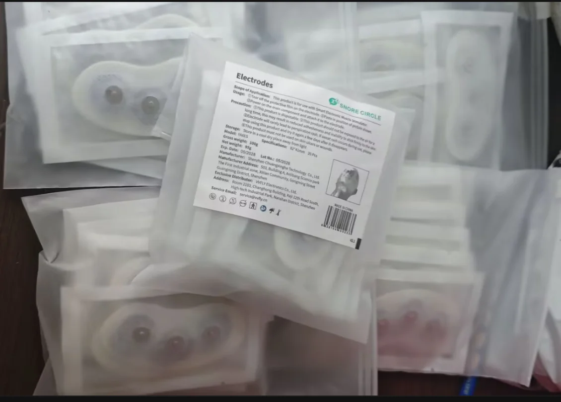 40pcs physiotherapy electrodes patch Snore stopper Anti-Snoring Muscle Stimulator onductive patches throat Strips Pad YA4600
40pcs physiotherapy electrodes patch Snore stopper Anti-Snoring Muscle Stimulator onductive patches throat Strips Pad YA4600