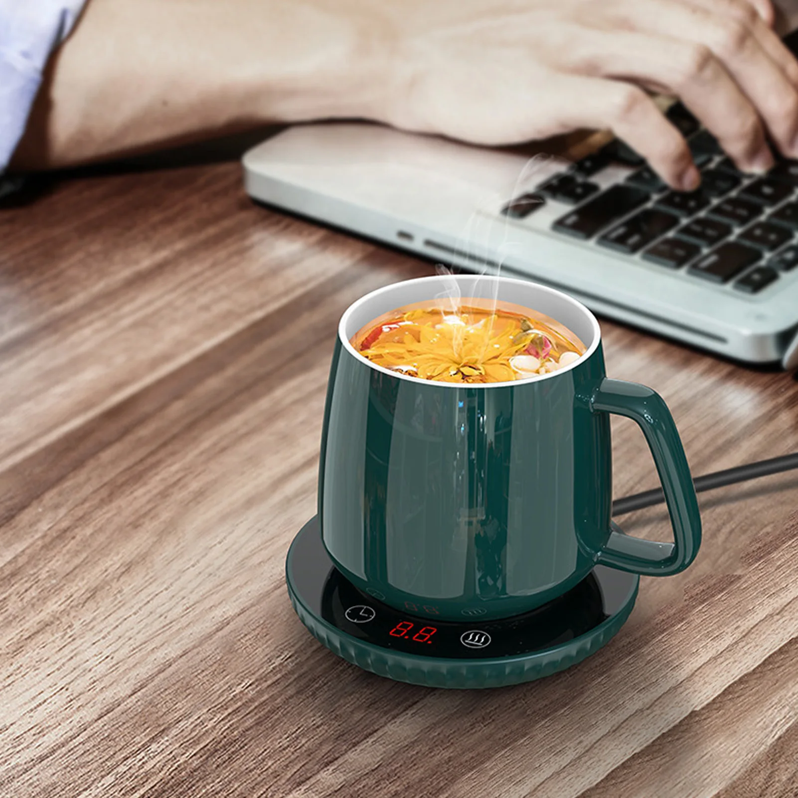 Cup Warmer 55°C Constant Temperature Digital Display Touch Button Heating Coffee Warmer for Desk for Stainless Steel Cup
Cup Warmer 55°C Constant Temperature Digital Display Touch Button Heating Coffee Warmer for Desk for Stainless Steel Cup