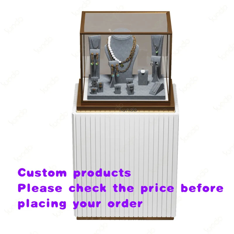 custom.SUNDO NEW DESIGN Jewelry Exhibition Display 8 mm Thickness Tempered Glass Cabinet Vertical Stripe Jewellery showcase
custom.SUNDO NEW DESIGN Jewelry Exhibition Display 8 mm Thickness Tempered Glass Cabinet Vertical Stripe Jewellery showcase