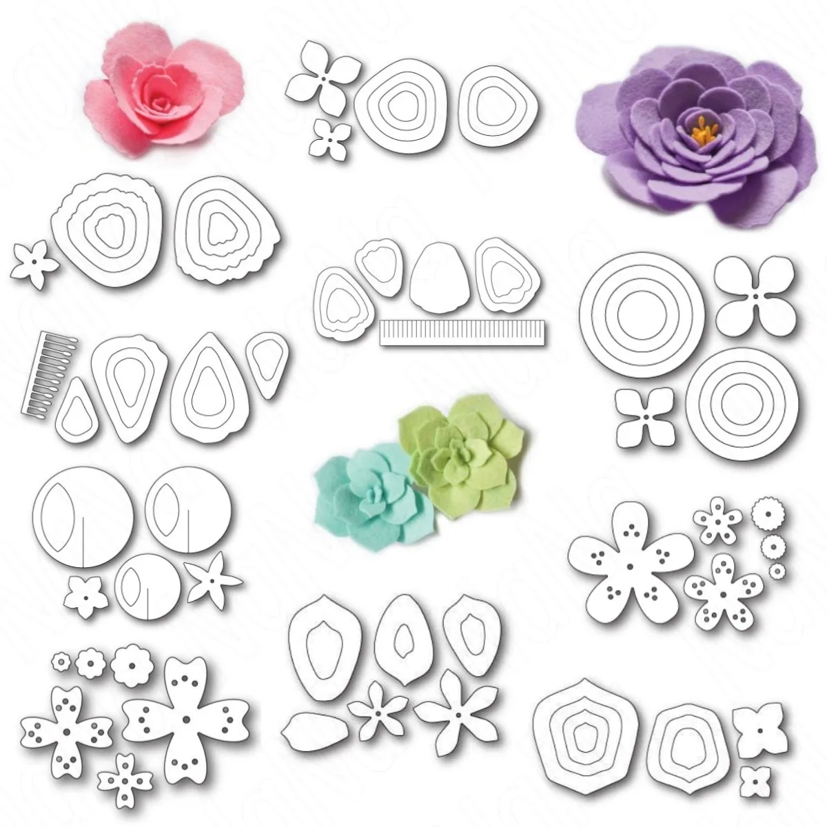 2024 New All Kinds of Flowers Collection Plush Metal Cutting Dies For DIY Scrapbook Decoration Template Supplies Greeting Card
2024 New All Kinds of Flowers Collection Plush Metal Cutting Dies For DIY Scrapbook Decoration Template Supplies Greeting Card