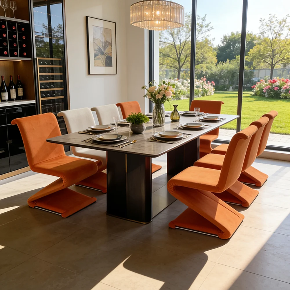 #Designer S Shape Single Fabric Dining Chair Contemporary Luxury Metal Base Home Hotel Apartment Furniture
#Designer S Shape Single Fabric Dining Chair Contemporary Luxury Metal Base Home Hotel Apartment Furniture