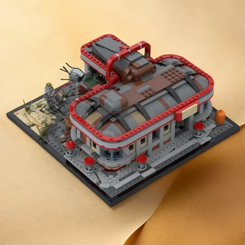 NEW 1538PCS MOC Creative Model Fallout Drumlin Diner Building Blocks DIY Assembly Building Blocks Display Gift Decoration Set
NEW 1538PCS MOC Creative Model Fallout Drumlin Diner Building Blocks DIY Assembly Building Blocks Display Gift Decoration Set
