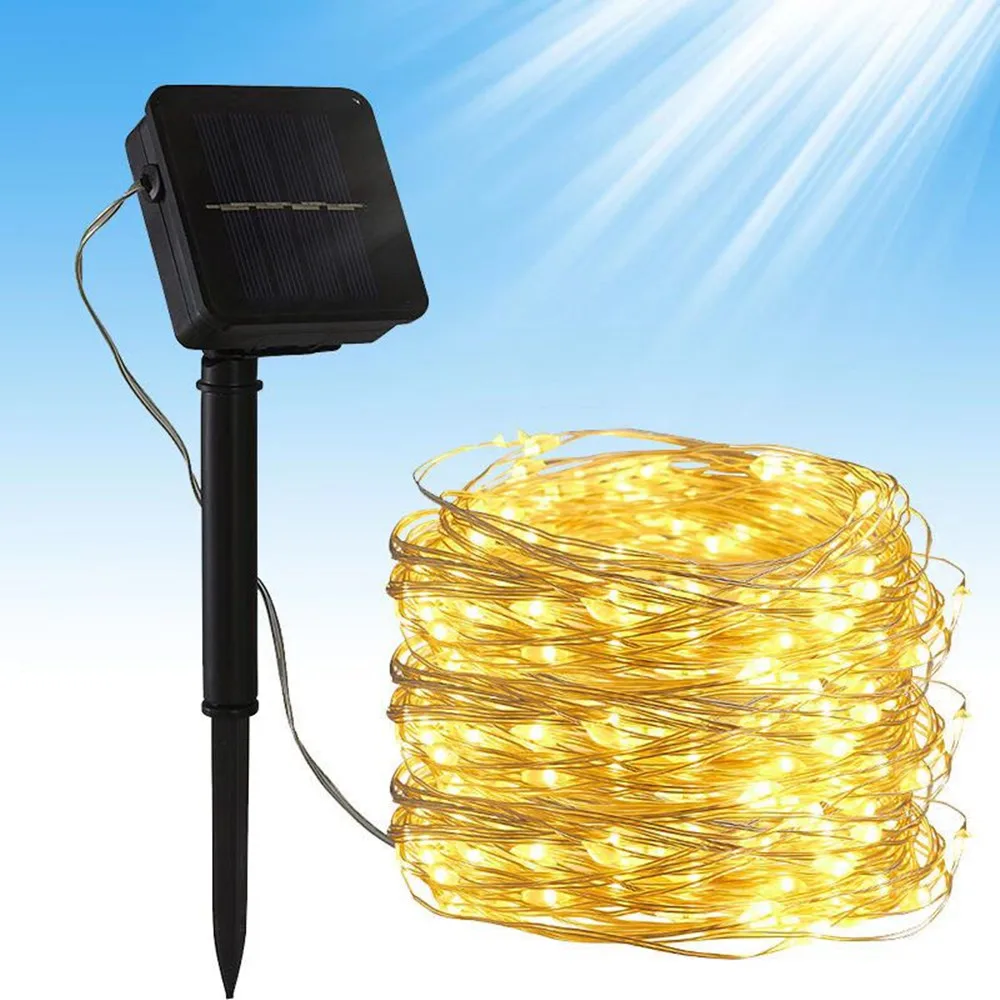 1pcs LED Solar Light Outdoor 5M 10M 20M Flash Fairy Lamp 8 Modes 100/200leds Holiday Christmas Decoration for Home Street Garden
1pcs LED Solar Light Outdoor 5M 10M 20M Flash Fairy Lamp 8 Modes 100/200leds Holiday Christmas Decoration for Home Street Garden
