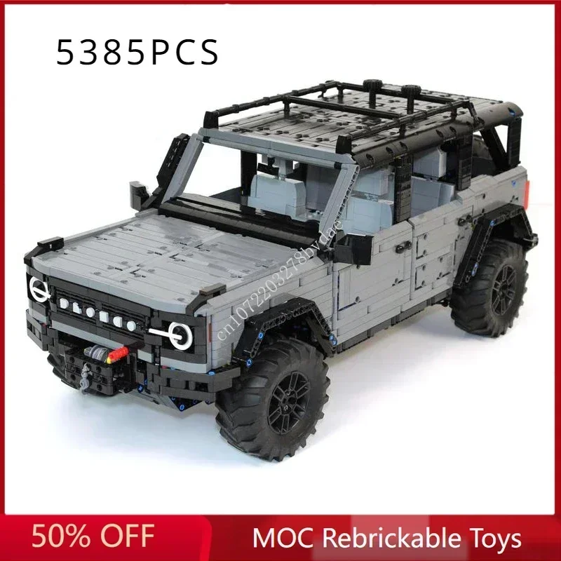 5385 шт. MOC городской транспортный внедорожник Bronco 1:8 модель самосвала строительные блоки кирпичи DIY креативная сборка игрушки подарки
5385 шт. MOC городской транспортный внедорожник Bronco 1:8 модель самосвала строительные блоки кирпичи DIY креативная сборка игрушки подарки