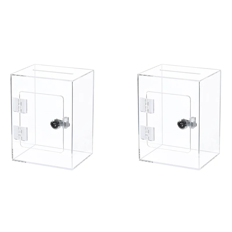 B28C-2X акриловая коробка для пожертвований, банка с наконечником для денег с замком, коробка для предложений, коробка для комментариев, коробка для голосования 
B28C-2X акриловая коробка для пожертвований, банка с наконечником для денег с замком, коробка для предложений, коробка для комментариев, коробка для голосования