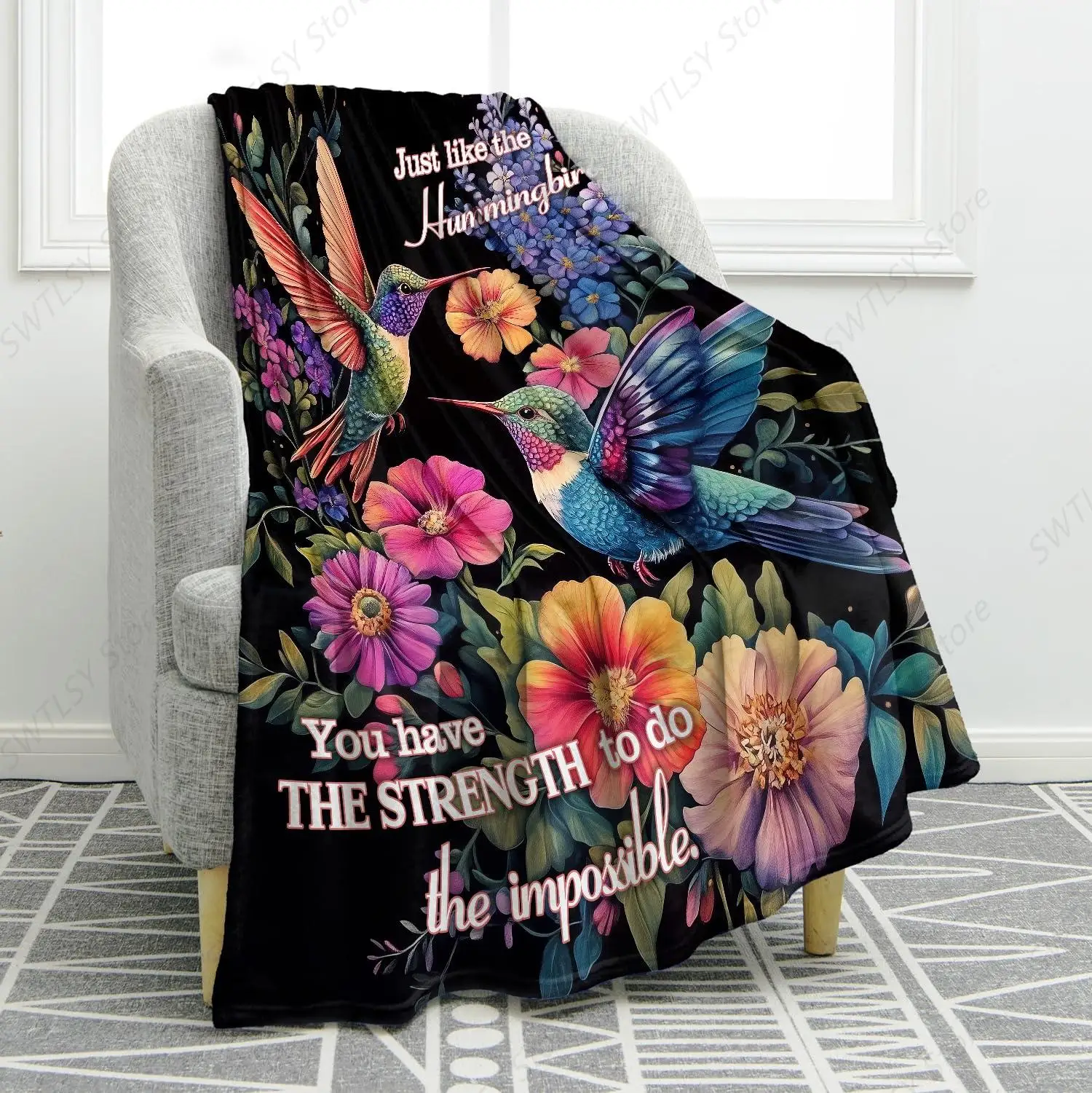 Hummingbird Floral Blanket Retro Colorful Flowers Gifts for Women Kids Girls Mom Wife Men Boys Birthday Christmas Halloween
Hummingbird Floral Blanket Retro Colorful Flowers Gifts for Women Kids Girls Mom Wife Men Boys Birthday Christmas Halloween