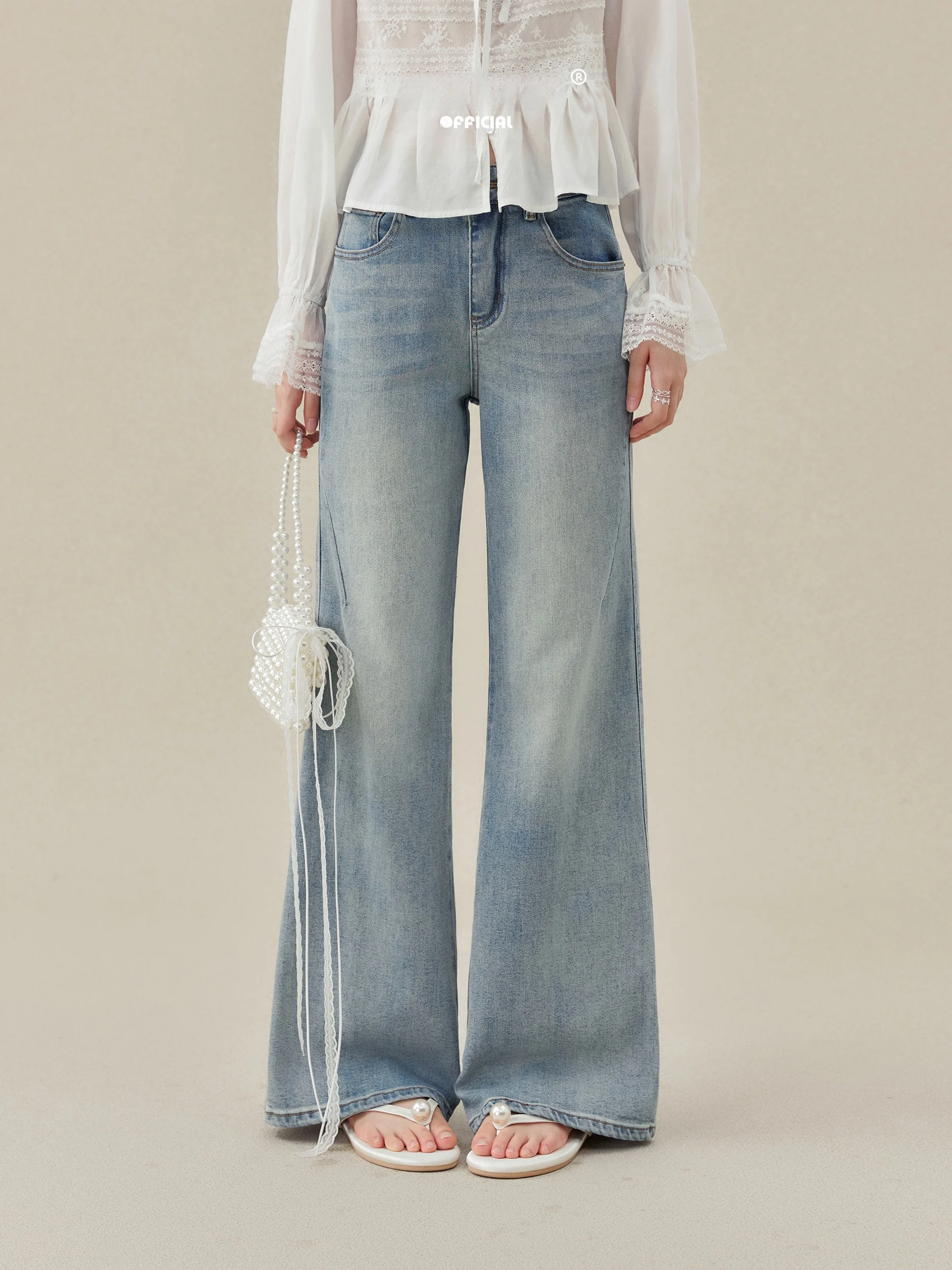 Spring New Blue Wide Leg Straight Cut Jeans Women's High Waist Long Trousers Casual Comfortable Stretch Denim Pants
Spring New Blue Wide Leg Straight Cut Jeans Women's High Waist Long Trousers Casual Comfortable Stretch Denim Pants