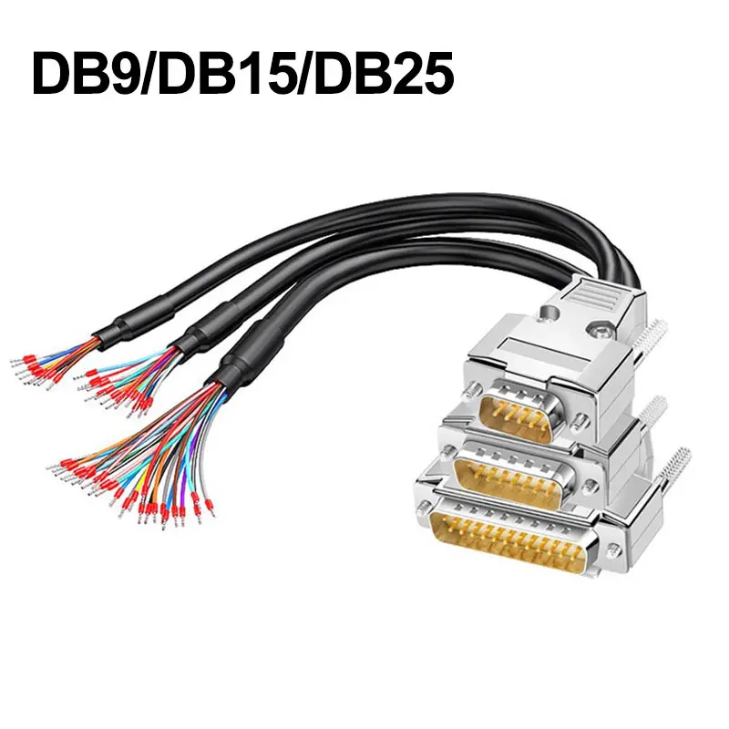 DB9 DB15 Линия последовательного подключения Промышленный 24AWG 9 15 25-контактный соединительный кабель DB25 Экранированный провод параллельного сигнала
DB9 DB15 Линия последовательного подключения Промышленный 24AWG 9 15 25-контактный соединительный кабель DB25 Экранированный провод параллельного сигнала