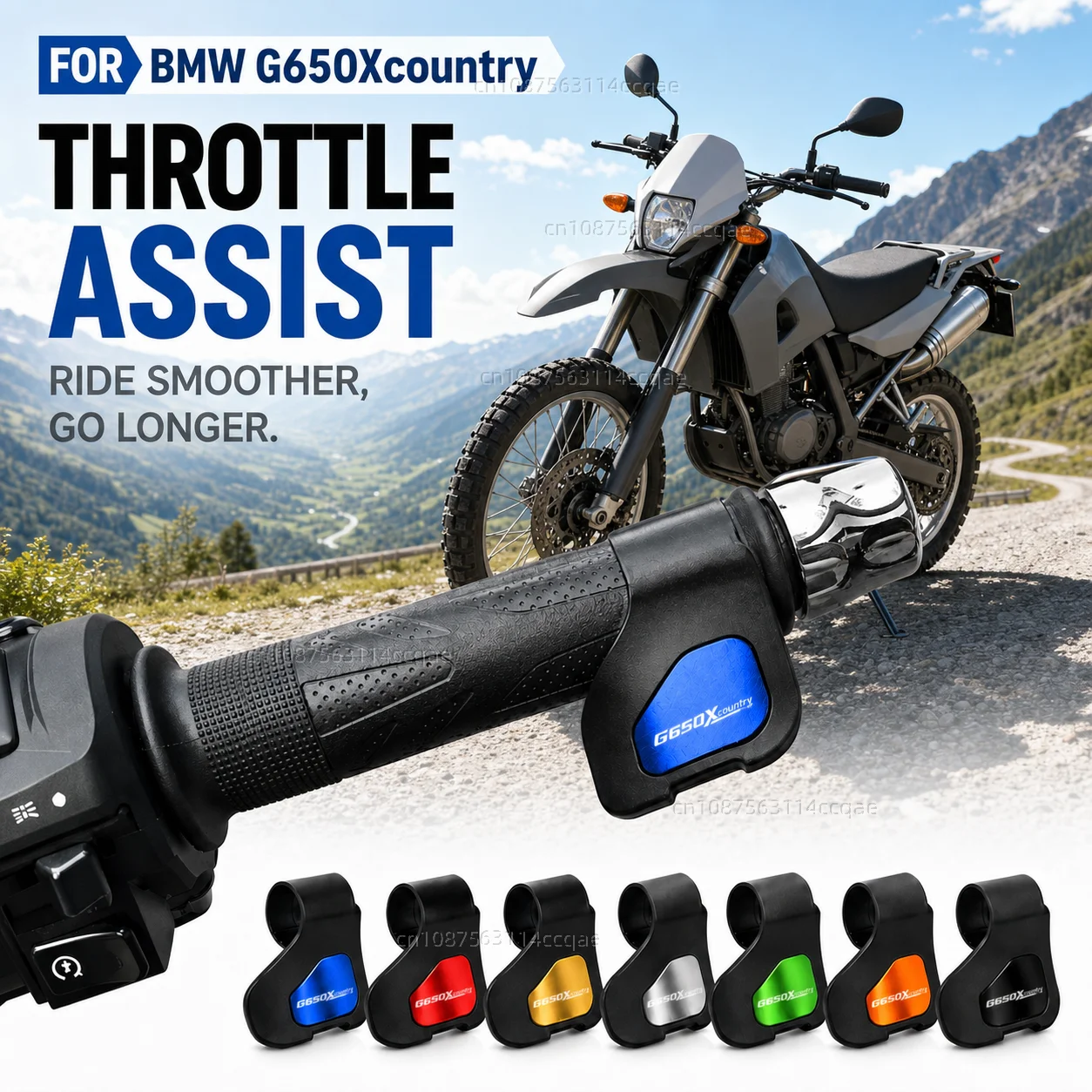FOR BMW G650Xcountry 2006-2012 Motorcycle Throttle Assistant Clip Labor Saver Acceleration Labor-saving Auxiliary Handle Grip
FOR BMW G650Xcountry 2006-2012 Motorcycle Throttle Assistant Clip Labor Saver Acceleration Labor-saving Auxiliary Handle Grip