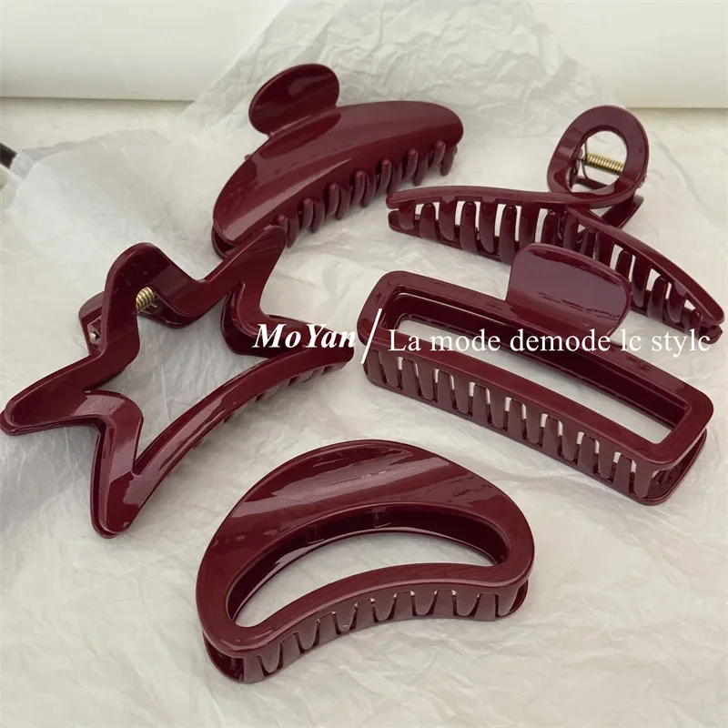 2024 Red Series Heart Bowknot Pentagram Hairpin Geometric Hair Grip Korean Simple Large Hairpin for Women Girls Hair Accessories
2024 Red Series Heart Bowknot Pentagram Hairpin Geometric Hair Grip Korean Simple Large Hairpin for Women Girls Hair Accessories