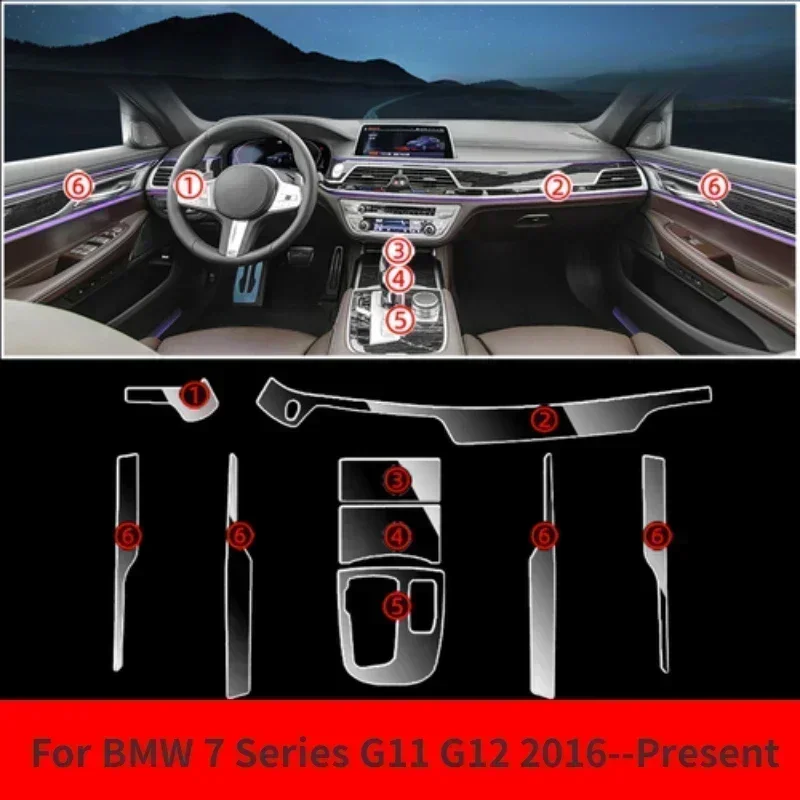 Self-healing TPU Interior Protective Film For BMW G11 G12 LHD 7 Series Center Console Gear Shift Cover Trim Sticker Accessories
Self-healing TPU Interior Protective Film For BMW G11 G12 LHD 7 Series Center Console Gear Shift Cover Trim Sticker Accessories