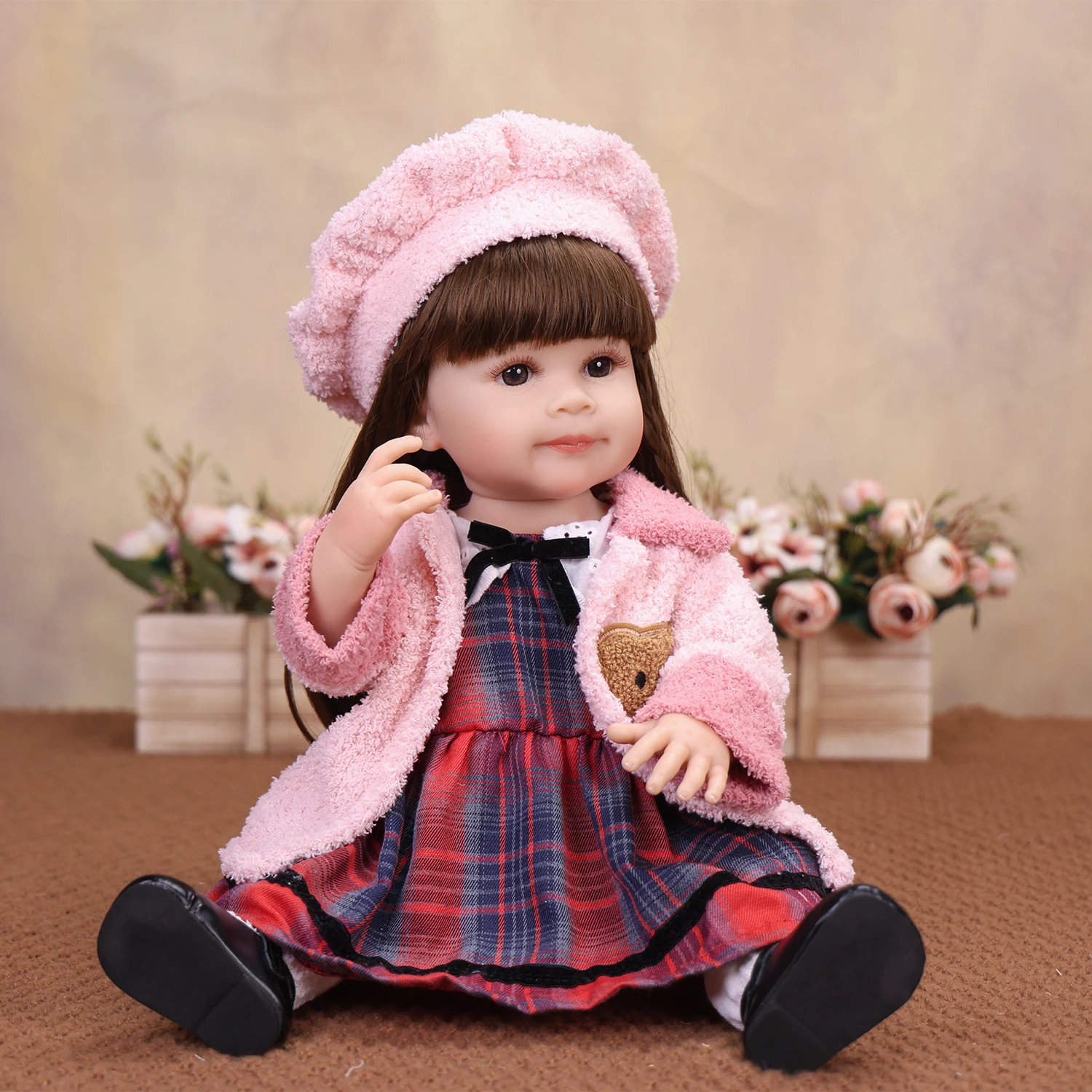 KEIUMI 22 Inch Finished Bebe Reborn Dolls Soft Articulated Body Silicone Vinyl Realistic Washable Skin for Girls Christmas Gift
KEIUMI 22 Inch Finished Bebe Reborn Dolls Soft Articulated Body Silicone Vinyl Realistic Washable Skin for Girls Christmas Gift