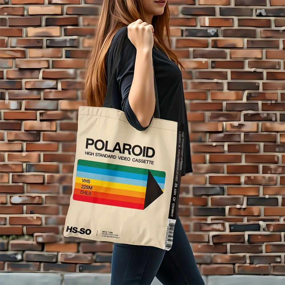 1pc Retro VHS Polaroid Pattern Tote Bag - Durable Polyester Reusable Grocery Bag, for Shopping,Casual Use - Easter, Ramadan
1pc Retro VHS Polaroid Pattern Tote Bag - Durable Polyester Reusable Grocery Bag, for Shopping,Casual Use - Easter, Ramadan