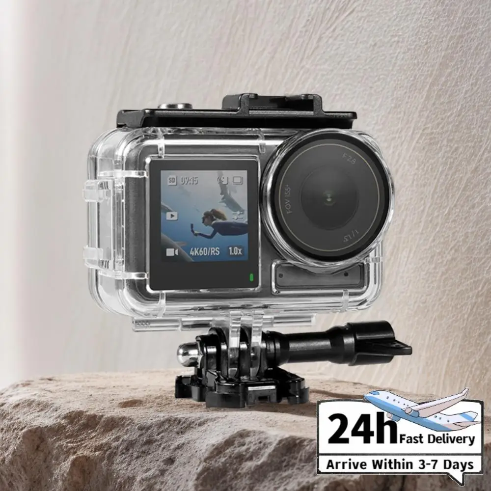 60M Waterproof Case Diving Housing Case with Anti-Fog Sports Camera Dive Case for DJI Osmo Action 5 Pro/4/3 Camera Accessories
60M Waterproof Case Diving Housing Case with Anti-Fog Sports Camera Dive Case for DJI Osmo Action 5 Pro/4/3 Camera Accessories