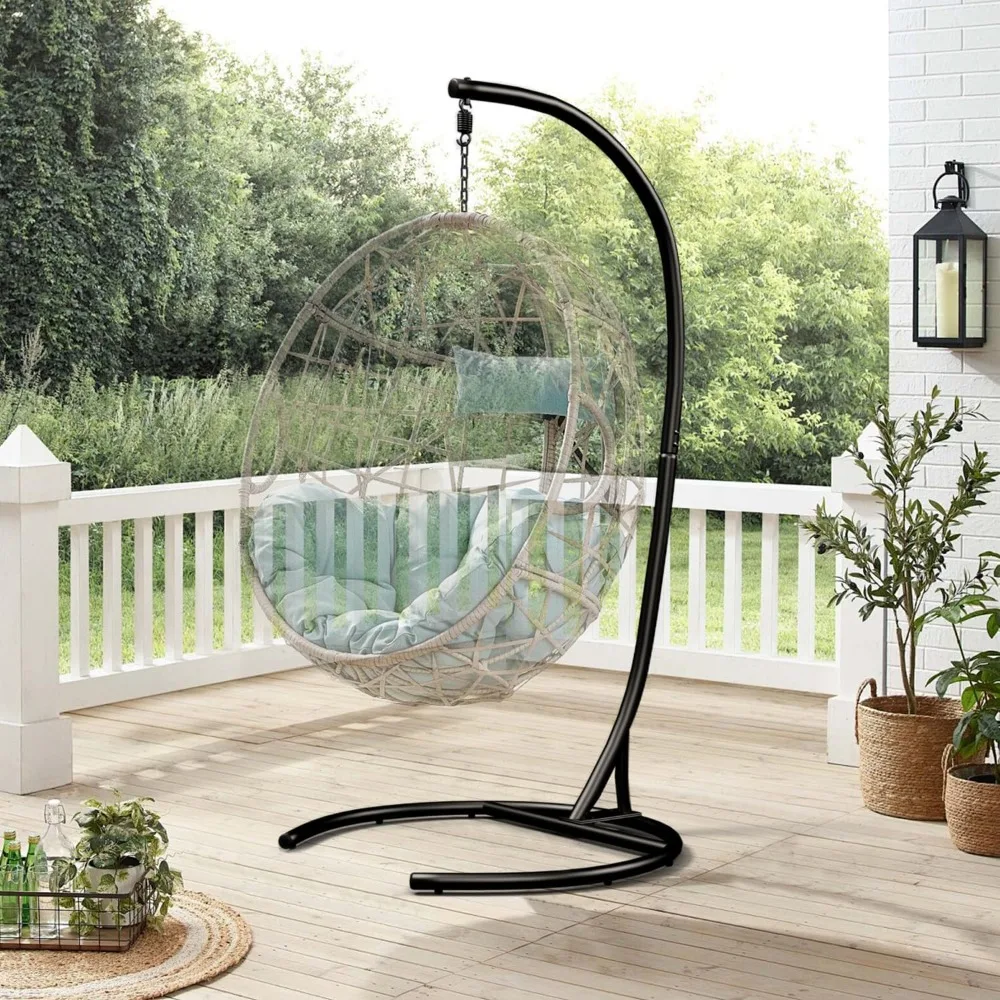 Max 300lbs Hammock Chair Stand Only Heavy Duty Hanging Chair Stand Only 360 Degree Rotation C Stand Frame
Max 300lbs Hammock Chair Stand Only Heavy Duty Hanging Chair Stand Only 360 Degree Rotation C Stand Frame