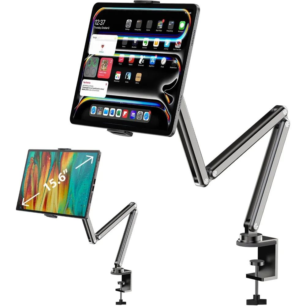 Aluminum Alloy Tablet Stand for Desk, Adjustable Foldable Arm Holder Mount Compatible with iPad 10/9th, iPad 13/12.9/11'' Pro
Aluminum Alloy Tablet Stand for Desk, Adjustable Foldable Arm Holder Mount Compatible with iPad 10/9th, iPad 13/12.9/11'' Pro
