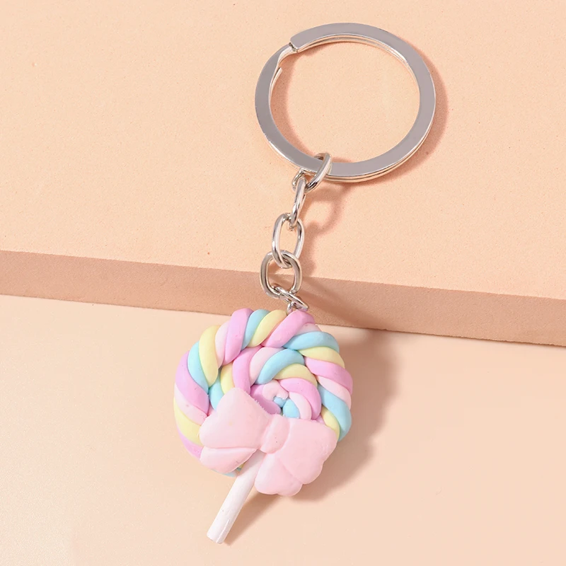 Cute Resin Sweet Candy Lollipop Keychain for Kids Mini Simulation Food Keyrings Handbag Pendant DIY Jewelry Accessories
Cute Resin Sweet Candy Lollipop Keychain for Kids Mini Simulation Food Keyrings Handbag Pendant DIY Jewelry Accessories