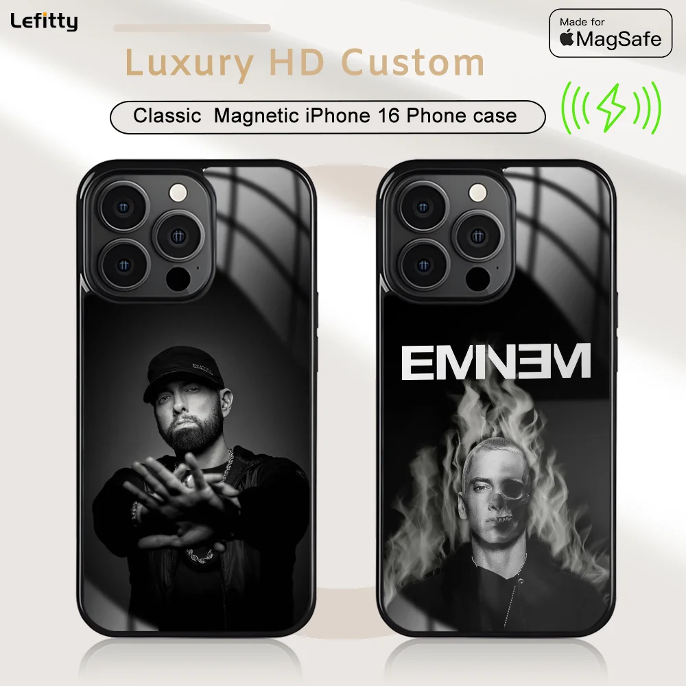 Singer E-Eminem Phone Case For iPhone 16 15 14 13 12 11 Pro Max Plus Mini Magnetic Magsafe Wireless Charging Cover
Singer E-Eminem Phone Case For iPhone 16 15 14 13 12 11 Pro Max Plus Mini Magnetic Magsafe Wireless Charging Cover