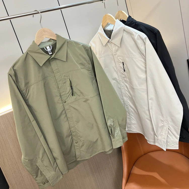 Lightweight Nylon Long Sleeve Shirt Men's Fishing Tactical Outerwear Breathable Waterproof Spring Summer Youth Casual Jacket
Lightweight Nylon Long Sleeve Shirt Men's Fishing Tactical Outerwear Breathable Waterproof Spring Summer Youth Casual Jacket