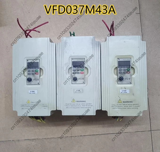 1pcs Frequency converter VFD037M43A, 3 phase 380V, 3.7Kw Test OK
1pcs Frequency converter VFD037M43A, 3 phase 380V, 3.7Kw Test OK