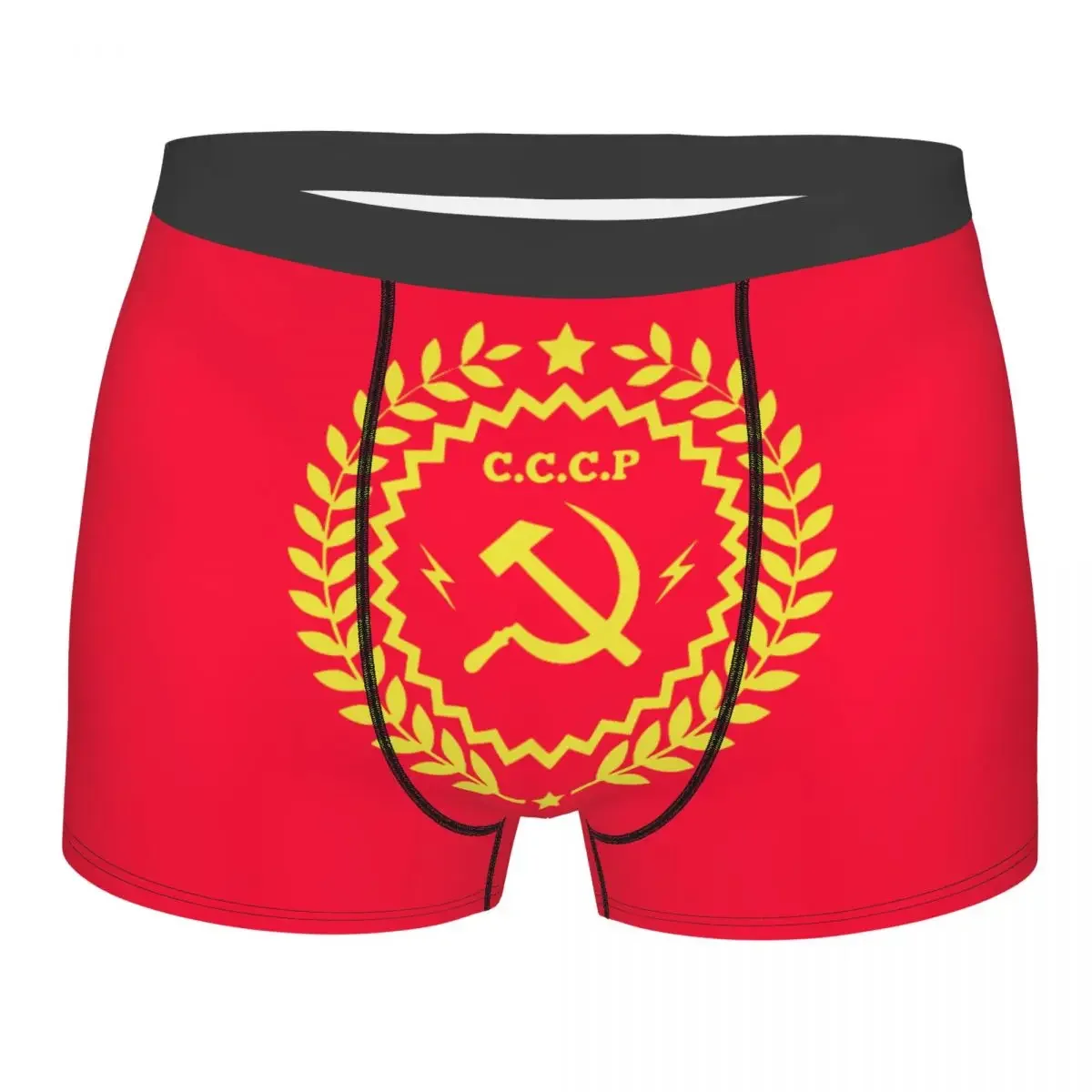 Men Symbol CCCP Boxer Briefs Shorts Panties Soft Underwear Russia Army Homme Funny Plus Size Underpants
Men Symbol CCCP Boxer Briefs Shorts Panties Soft Underwear Russia Army Homme Funny Plus Size Underpants