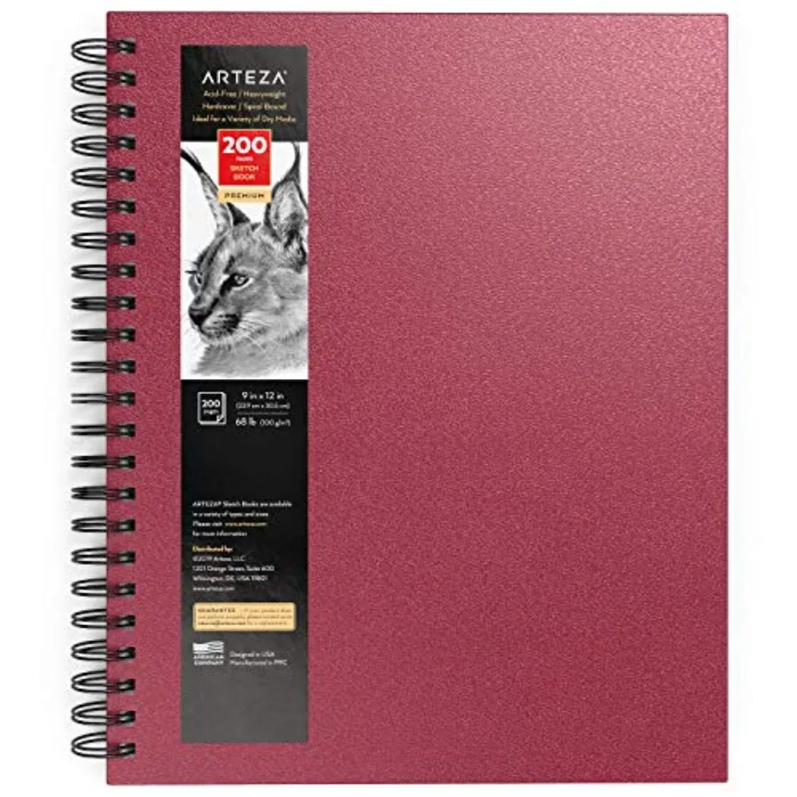 Spiral Sketch Book 9x12 Drawing Pad 100 Sheets Sketch Pads for Drawing for Adults and Teens
Spiral Sketch Book 9x12 Drawing Pad 100 Sheets Sketch Pads for Drawing for Adults and Teens