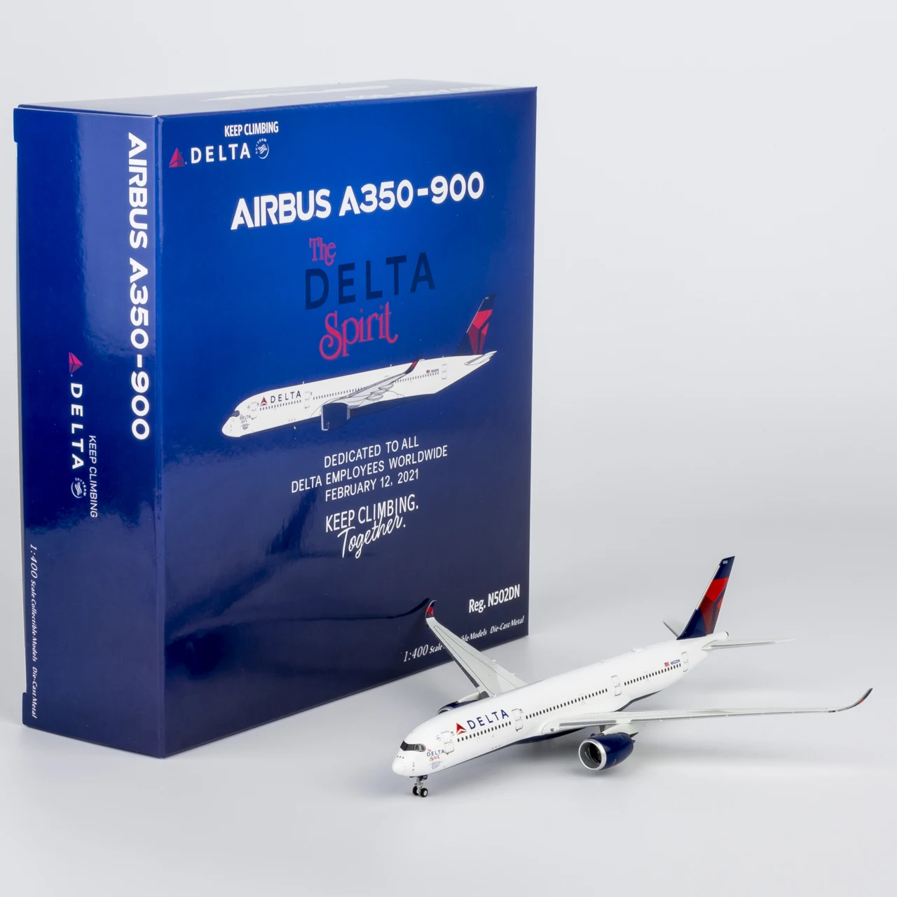 39119 Alloy Collectible Plane Gift NG Models 1:400 Delta Air Lines "SkyTeam" Airbus A350-900 Diecast Aircraft Jet Model N502DN
39119 Alloy Collectible Plane Gift NG Models 1:400 Delta Air Lines "SkyTeam" Airbus A350-900 Diecast Aircraft Jet Model N502DN