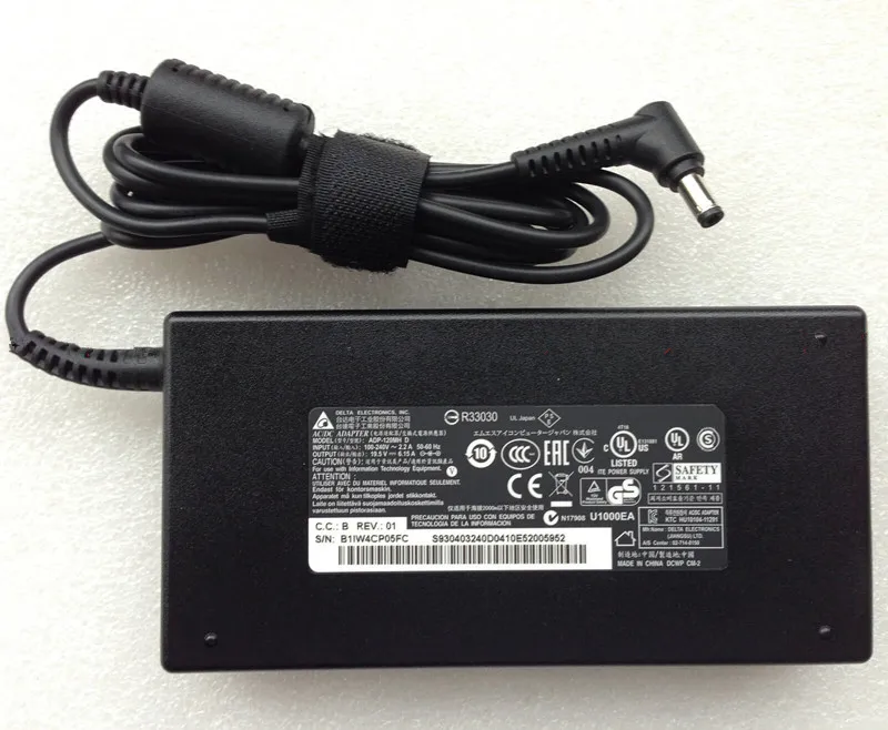 Genuine Delta 19.5V 6.15A A12-120P1A A120A010L AC DC Adapter Charger For SAGER N155SD W370ST NP6350 Sager NP6370 NP6658 NP6678
Genuine Delta 19.5V 6.15A A12-120P1A A120A010L AC DC Adapter Charger For SAGER N155SD W370ST NP6350 Sager NP6370 NP6658 NP6678