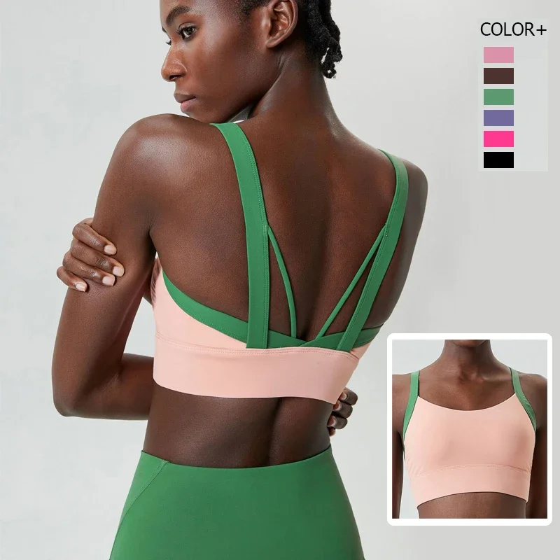 Women Fitness Yoga Bra Buttery Soft Sexy Back Gym Crop Top Fashion Patchwork Running Top Breathable Quick Dry Sports Underwear
Women Fitness Yoga Bra Buttery Soft Sexy Back Gym Crop Top Fashion Patchwork Running Top Breathable Quick Dry Sports Underwear