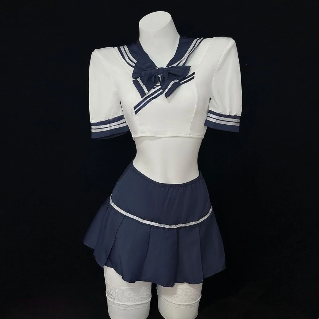 Japanese College Style Sister School JK Cosplay Student Uniform Sexy Lingerie Perspective Tops Mini Skirt School Girl Temptation
Japanese College Style Sister School JK Cosplay Student Uniform Sexy Lingerie Perspective Tops Mini Skirt School Girl Temptation
