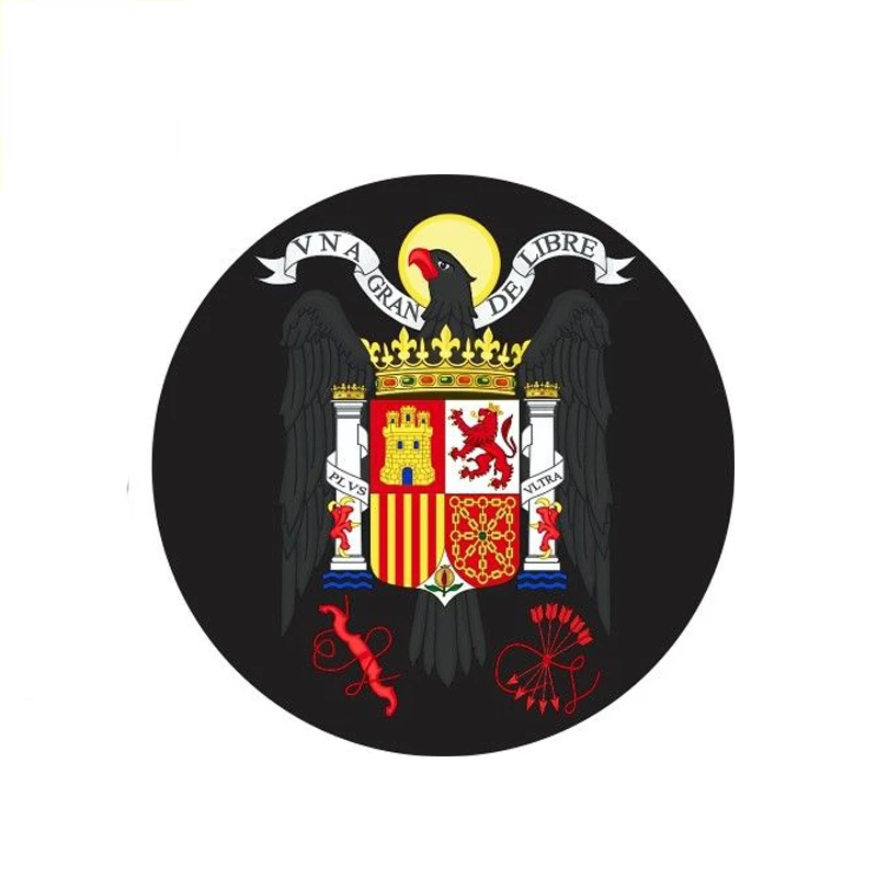 Jpct Spanish crest Eagle Car Decal for off-road vehicles, luggage compartment, bumper waterproof vinyl sticker, 15cmx15cm
Jpct Spanish crest Eagle Car Decal for off-road vehicles, luggage compartment, bumper waterproof vinyl sticker, 15cmx15cm