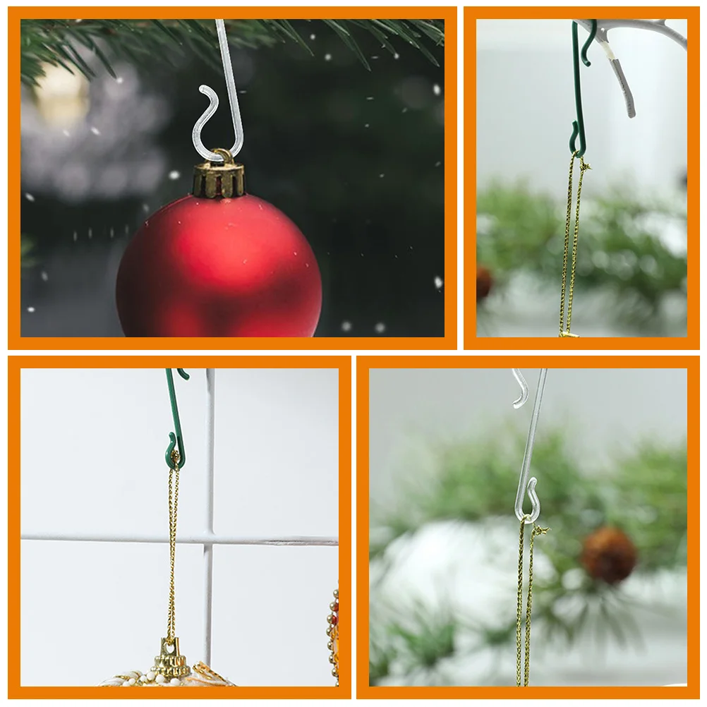 100 Pcs Christmas Ball Hook Plastic Ornament Hooks Lattice for Decorations Holiday Hangers
100 Pcs Christmas Ball Hook Plastic Ornament Hooks Lattice for Decorations Holiday Hangers
