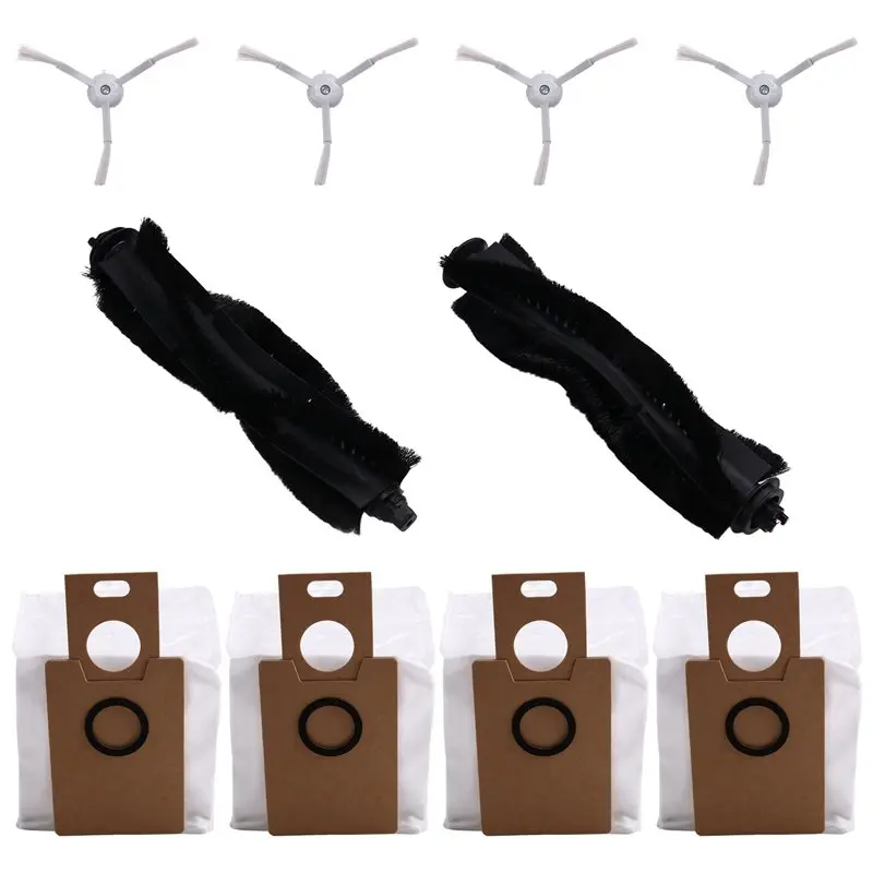 Robot Vacuum Cleaner Replacement Accessories Kit- For TP-Link Tapo RV30 Plus/RV20 Max Side Brush, Dust Bag& Main Brush-Y48A
Robot Vacuum Cleaner Replacement Accessories Kit- For TP-Link Tapo RV30 Plus/RV20 Max Side Brush, Dust Bag& Main Brush-Y48A