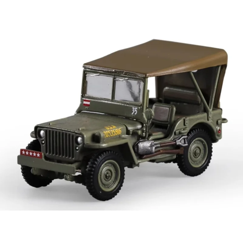Diecast 1/72 Scale "General MacArthur" 1/4 Ton Military Vehicle Simulation Alloy Model Collection Toy Ornament
Diecast 1/72 Scale "General MacArthur" 1/4 Ton Military Vehicle Simulation Alloy Model Collection Toy Ornament