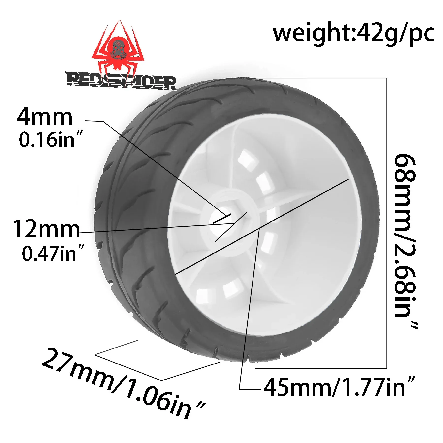 4pcs 68mm Tires Wheels 12mm Hex Rally Off-Road Tyres for 1/10 MST Tensile Tire XV02 Tamiya TT01 Hpi KYOSHO Sakura YOKOMO RC Car
4pcs 68mm Tires Wheels 12mm Hex Rally Off-Road Tyres for 1/10 MST Tensile Tire XV02 Tamiya TT01 Hpi KYOSHO Sakura YOKOMO RC Car