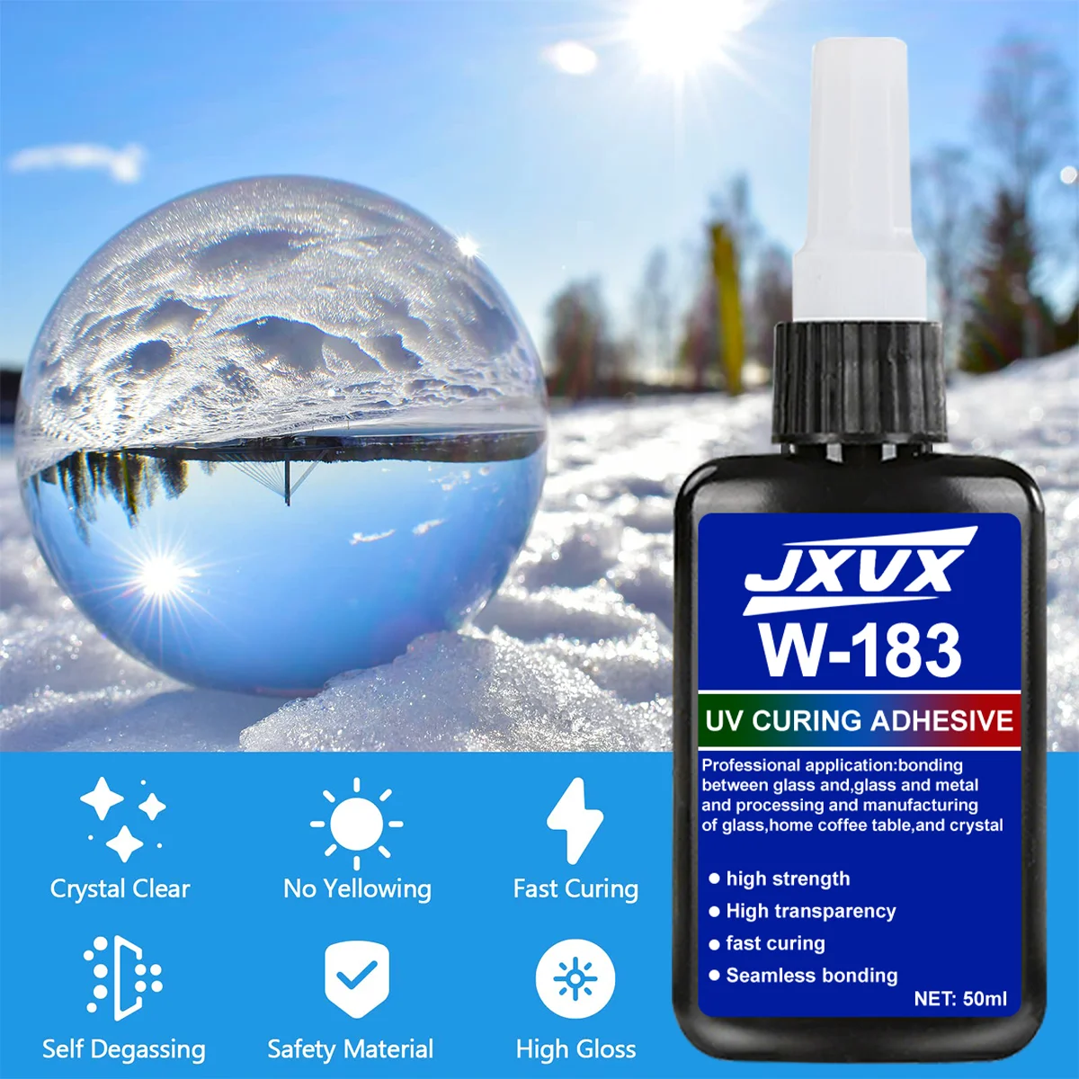 Uv Resin Hard Glue, Transparent, Ultraviolet Curing, Epoxy Resin, Solar Curing, Solar Light Activated, DIY Jewelry Making Tools, Equipped with an Uv Flashlight to Accelerate Curing
Uv Resin Hard Glue, Transparent, Ultraviolet Curing, Epoxy Resin, Solar Curing, Solar Light Activated, DIY Jewelry Making Tools, Equipped with an Uv Flashlight to Accelerate Curing