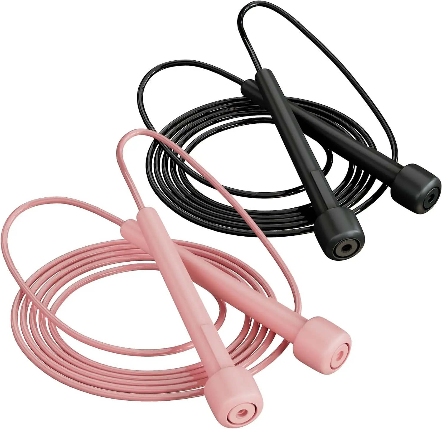 2 Pack Adjustable Jump Rope Set for Fitness Workout, Tangle-Free Speed Skipping Rope for Men and Women
2 Pack Adjustable Jump Rope Set for Fitness Workout, Tangle-Free Speed Skipping Rope for Men and Women