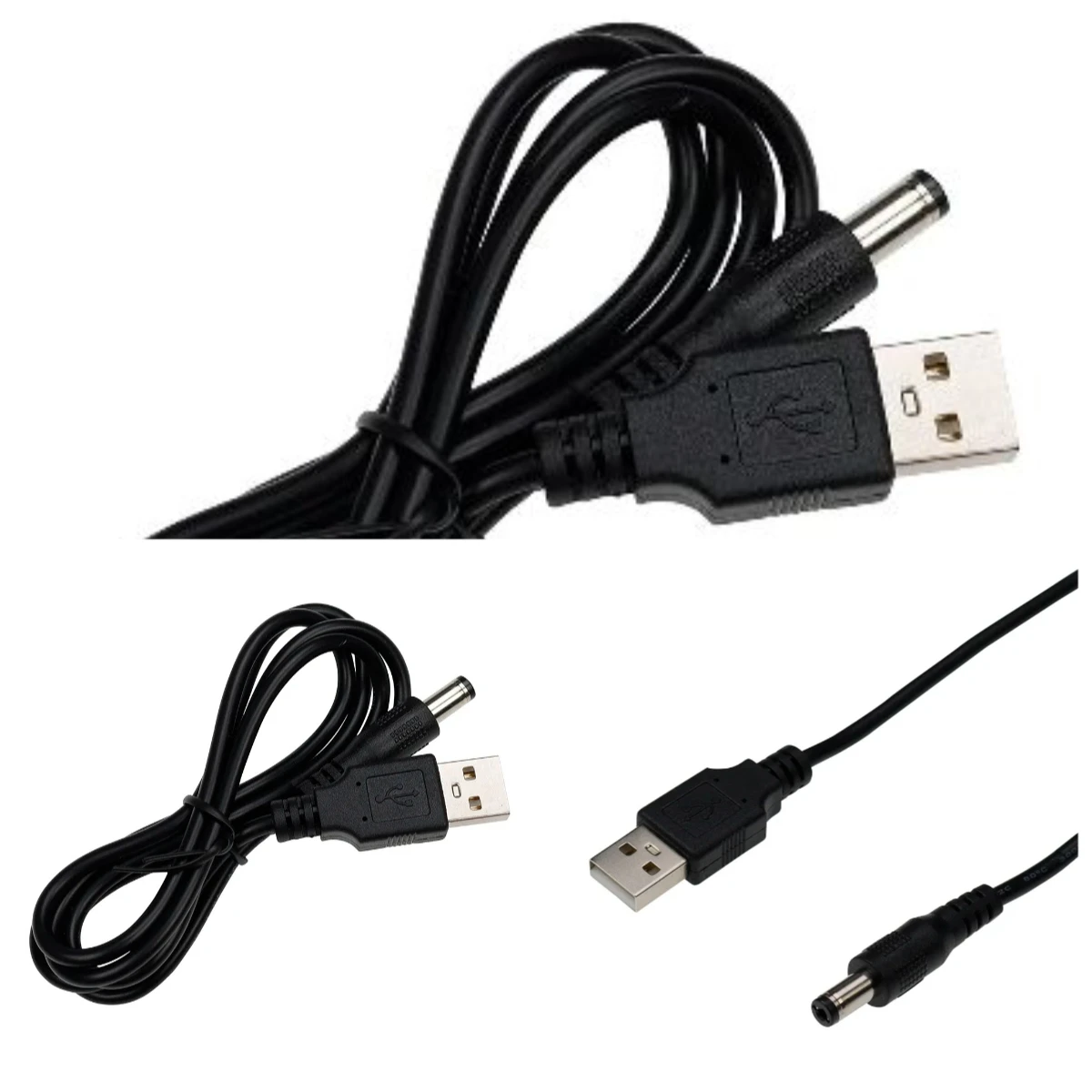 100pcs 1M 3FT Black USB 2.0 Adapter Convert To 5.5*2.1mm 5V DC Barrel Jack Power Cable
100pcs 1M 3FT Black USB 2.0 Adapter Convert To 5.5*2.1mm 5V DC Barrel Jack Power Cable