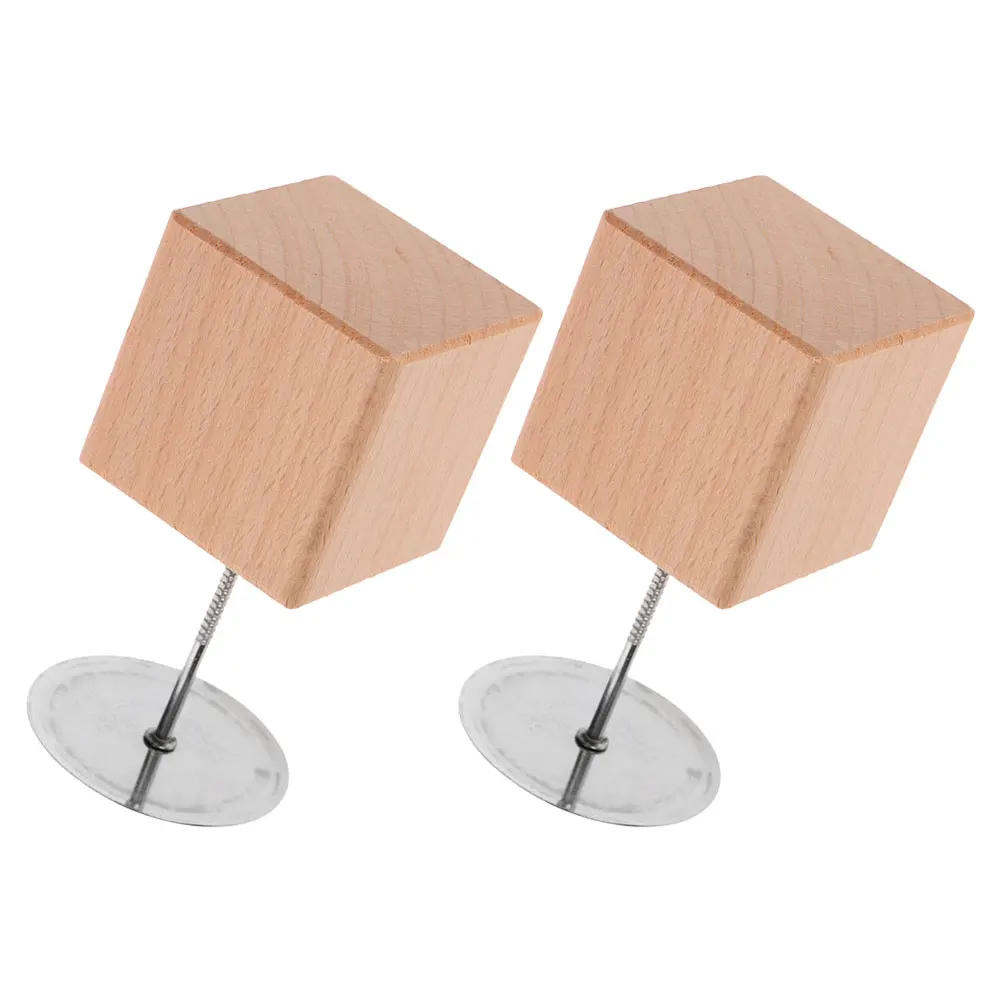 2 Sets Flower Nail Display Base Wood Baking Tool Cake Flower Nails Stand Easy Clean Versatile Use Stability
2 Sets Flower Nail Display Base Wood Baking Tool Cake Flower Nails Stand Easy Clean Versatile Use Stability