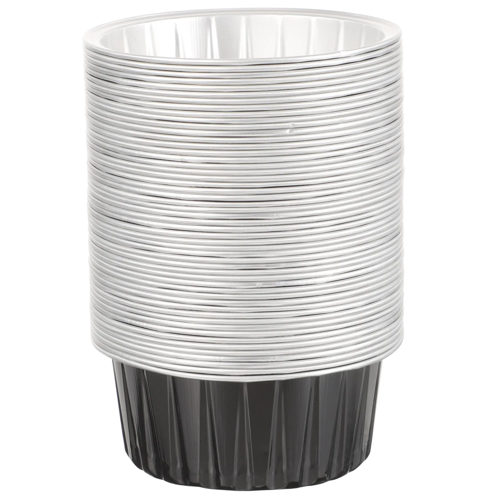 50Pcs Disposable Aluminum Foil Baking Cups Fine Craftsmanship Cupcake Molds Easy Carry Containers
50Pcs Disposable Aluminum Foil Baking Cups Fine Craftsmanship Cupcake Molds Easy Carry Containers