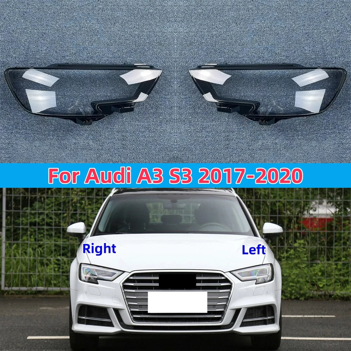 Для Audi A3 S3 2017 2018 2019 2020 автомобильные аксессуары для автомобилей фары стекло замена оригинального абажура
Для Audi A3 S3 2017 2018 2019 2020 автомобильные аксессуары для автомобилей фары стекло замена оригинального абажура