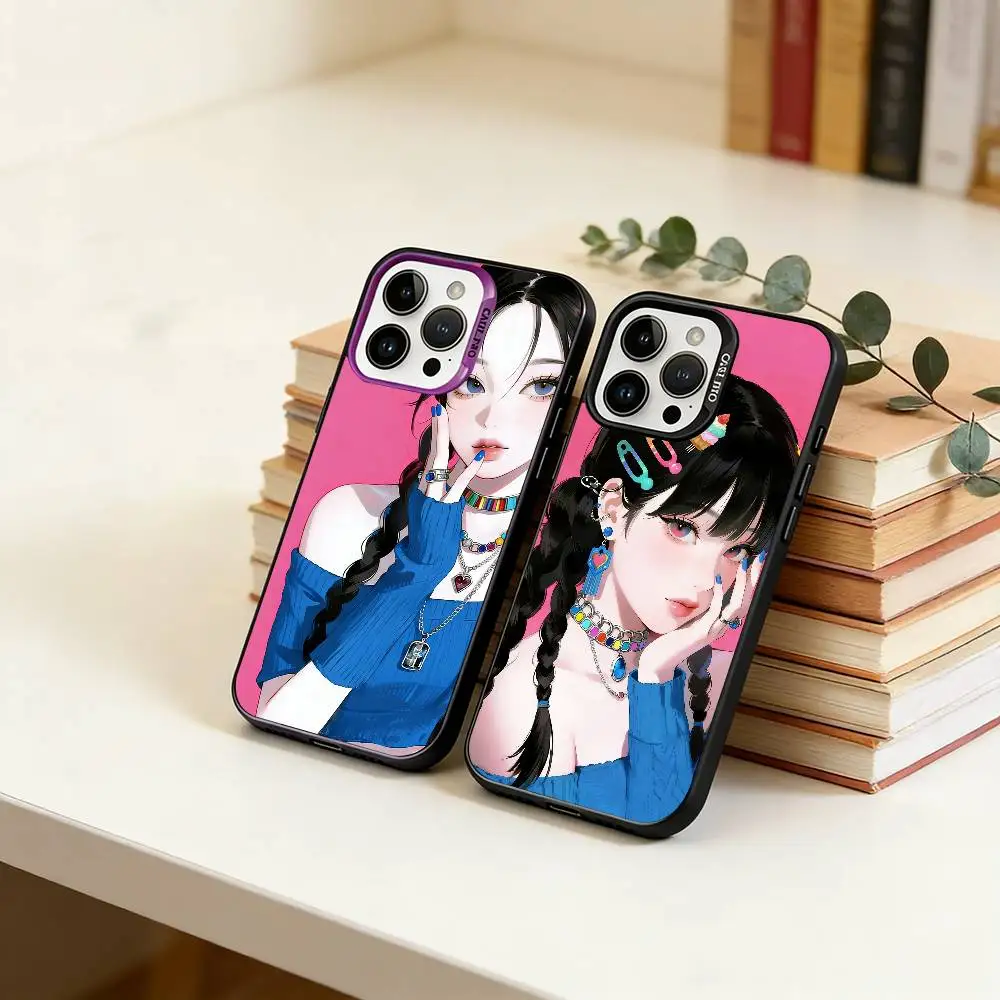 cute girl Phone Case For iPhone 17,16,15,14,13,12,11 Plus,Pro Max,XS,Colored Silver Plated Inside Cover
cute girl Phone Case For iPhone 17,16,15,14,13,12,11 Plus,Pro Max,XS,Colored Silver Plated Inside Cover