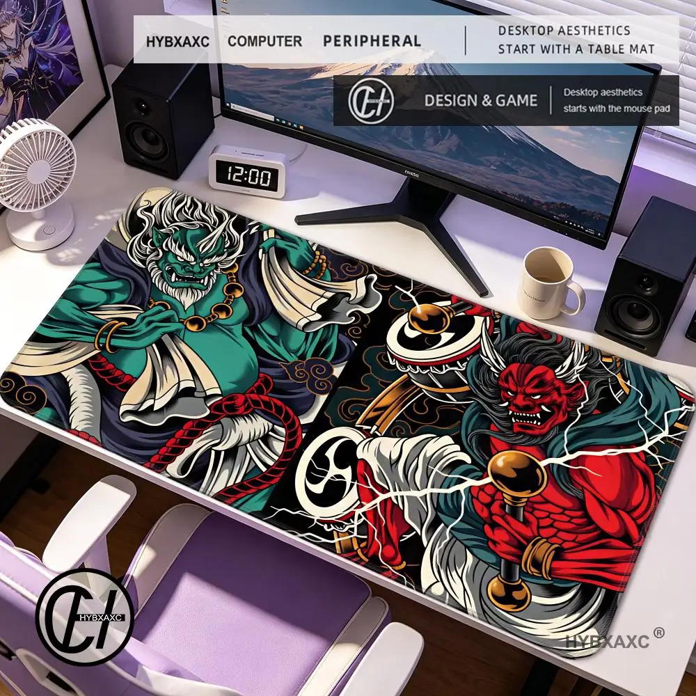 HYBXAXC Gaming Mouse Pad Oni Desk Mat HD Black Gamer Accessories MousePads Samurai PC Computer Carpet Rug with Backlit
HYBXAXC Gaming Mouse Pad Oni Desk Mat HD Black Gamer Accessories MousePads Samurai PC Computer Carpet Rug with Backlit