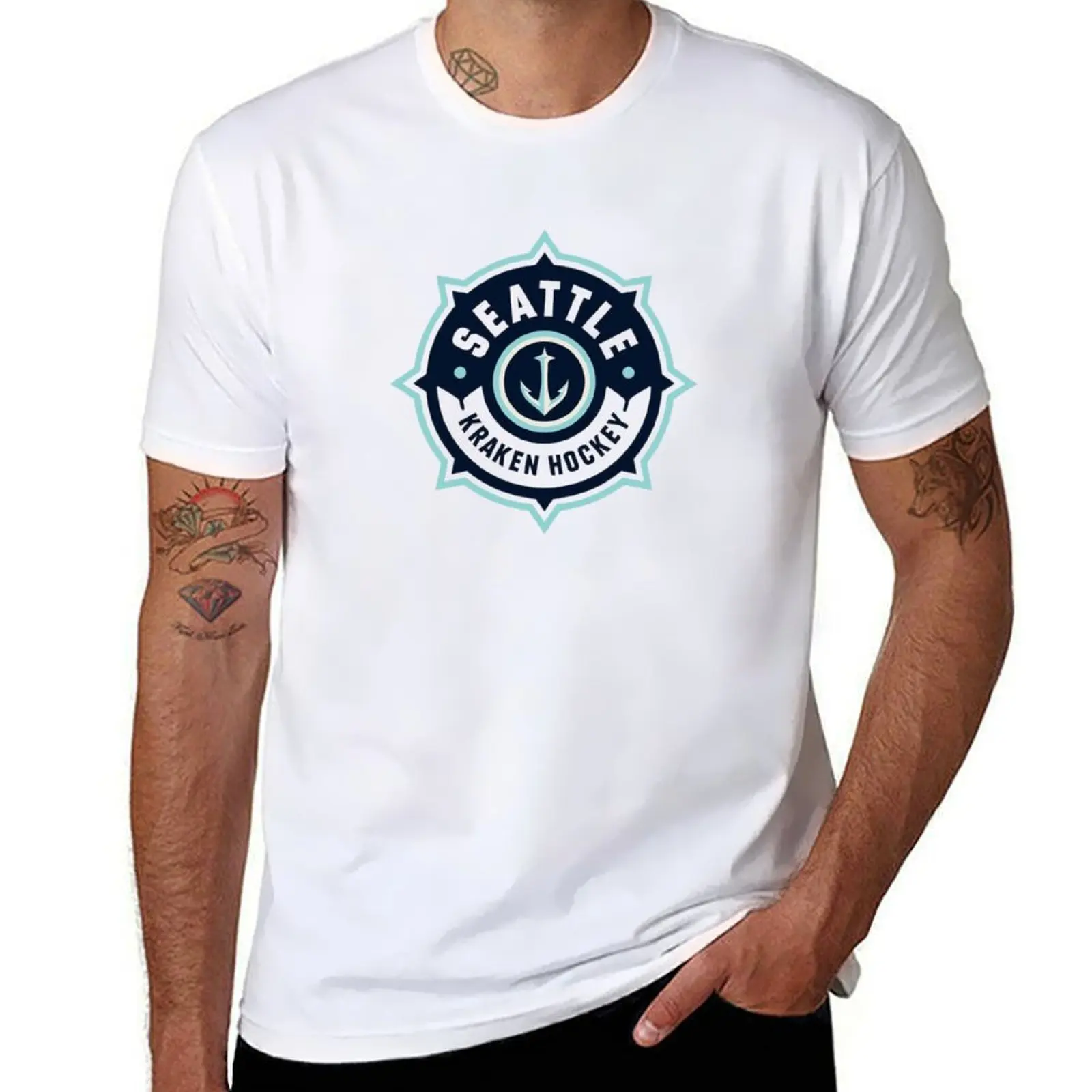 Seattle Hockey Badge T-Shirt cotton t shirts high quality anime t shirts oversize T-Shirt
Seattle Hockey Badge T-Shirt cotton t shirts high quality anime t shirts oversize T-Shirt
